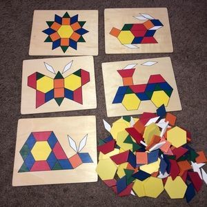 EUC educational wooden children’s form boards